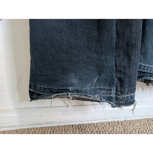 George Men's Bootcut Jeans Distressed Customized 33x30 - Picture 4 of 7